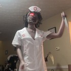 Party City Animated Faceless Nurse W/ Box Retired Halloween Prop Animatronic — photo 6