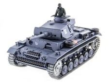 Heng Long 1/16  Panzer III BB Shoot Smoke Sounds 2.4G  7.0 Pro Version  UK