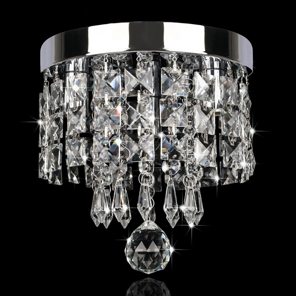 K9 Crystal Ceiling Fixture Light Hallway Pendant Lamp Modern Chandelier Lighting