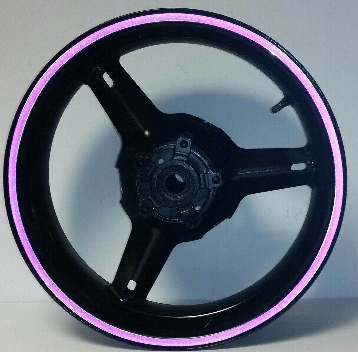 Purple Reflective Bike Wheel Stickers Reflective Wheel Rim Waning