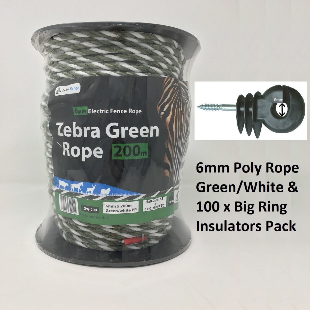 Weidezaunseil Bison Elektro Seil 6mm 200m Günstig Kaufen