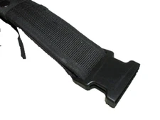 TACTICAL NYLON BELT hook/loop adjustment w/keepers black  (NW1-5)