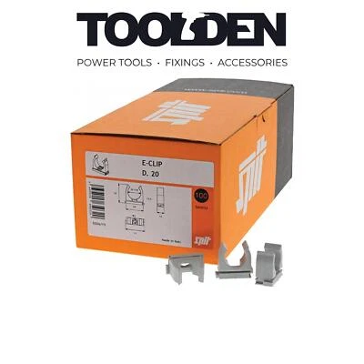 PASLODE Spit 565033 Grey Conduit Clip 25mm (Box of 100)