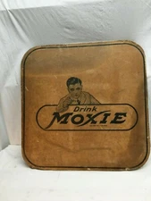  Moxie Cardboard Double Sided Sign Table Top General Store Display Drug Store 