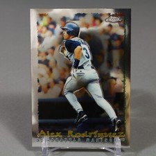 Tarjeta de béisbol 2005 Topps Chrome Throwbacks #AR12 Alex Rodríguez. Marineros. EX