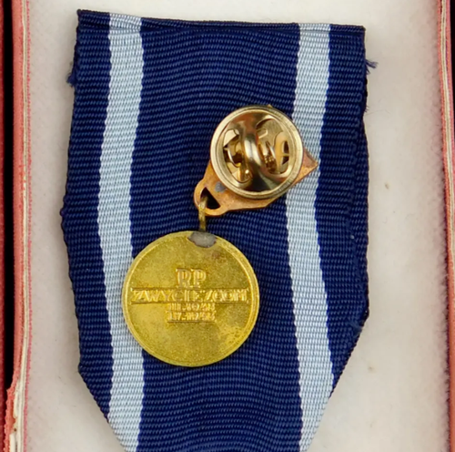 2919 WW2 MINIATURE + POLISH MEDAL FOR ODRA NYSA BALTIC POLAND GENUINE ORIGINAL - Picture 7 of 10