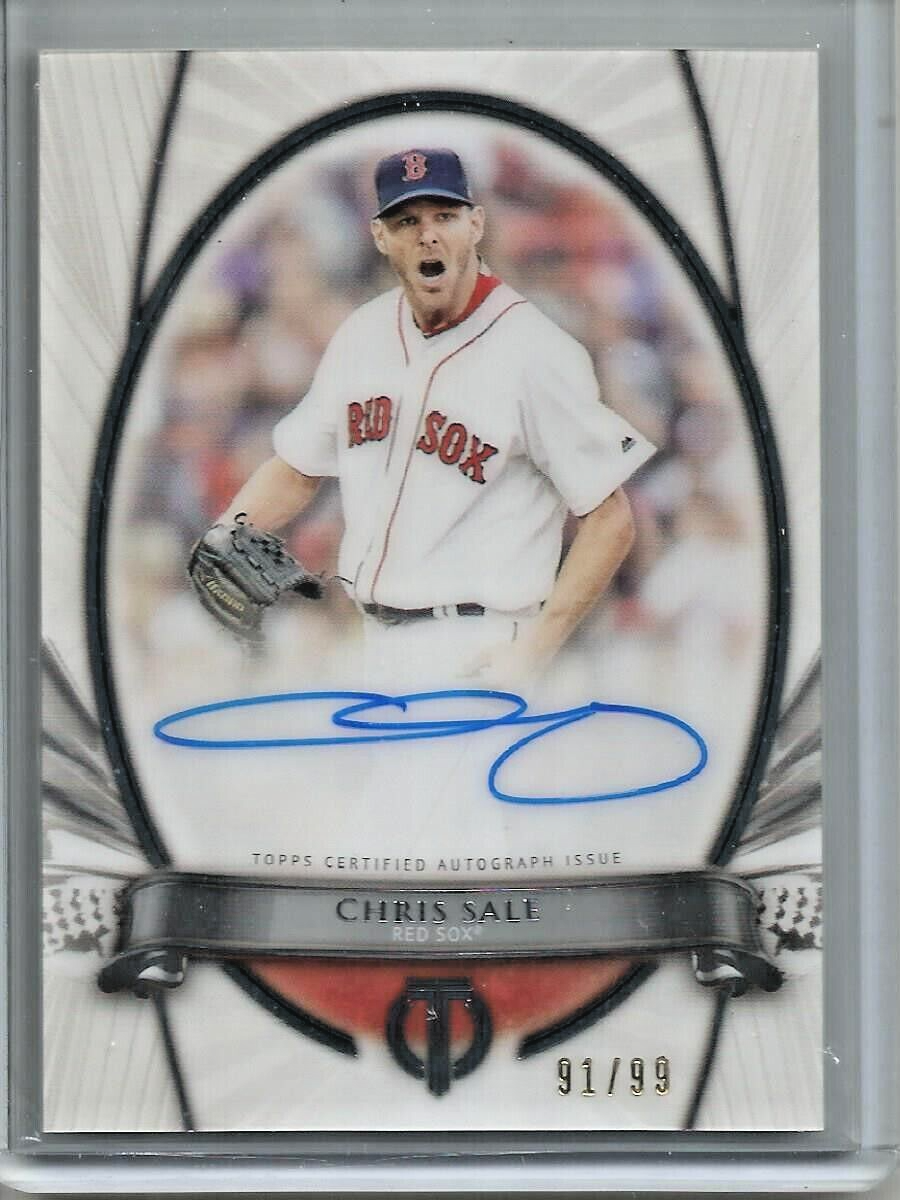 Chris Sale 2018 Topps Tribute Autograph #91/99 | eBay