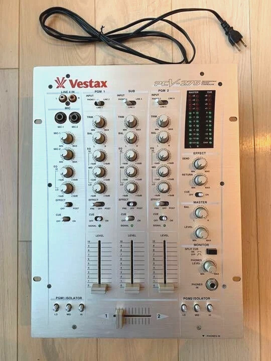 Vestax PCV-275 Professional Mixing Controller DJ Mixer 3 Channel Equalizer