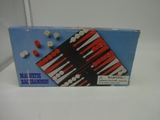 Magic Games Folding Magnetic Travel Backgammon Set 7.5" New YW 