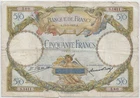 FRANCE 50 FRANCS L.O. MERSON SERIES S.1411 23-11-1927 VF