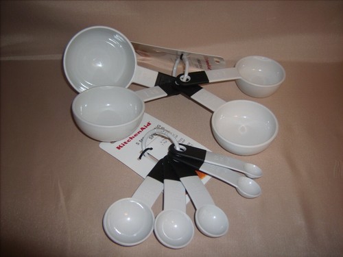 KitchenAid Measuring Cup/Spoon Set 9 Piece Soft Handles Secure Grip Brand New! - Picture 2 of 6