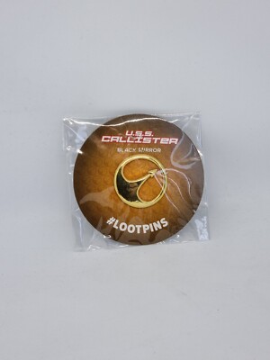 Loot Crate Exclusive Loot Pin Black Mirror USS Calista New And Bagged Pin Badge
