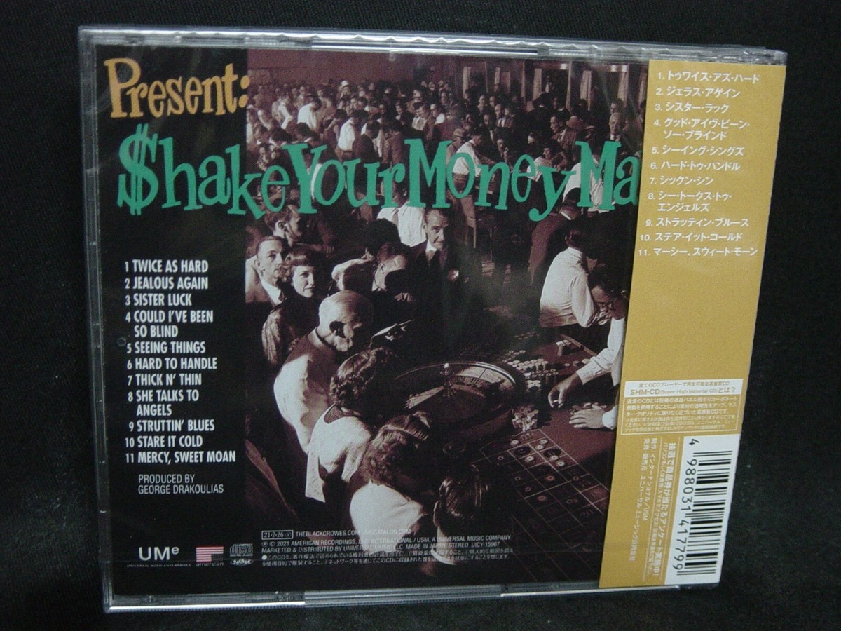 The Black Crowes 30周年記念3CDエディション 国内盤 The Black Crowes 30周年記念3CDエディション 国内盤 シェイク・ユア