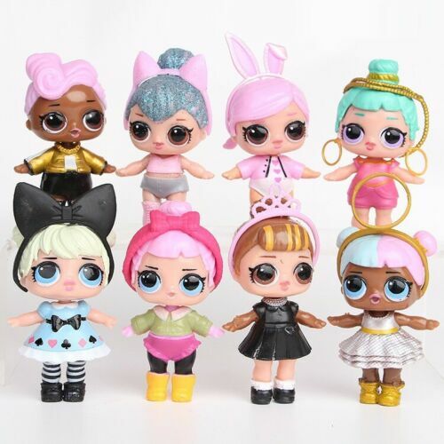 8pcs /Set LOL Surprise Doll Baby Tear Series Ornament for Kids Toy Gift