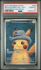 POKEMON PIKACHU/GREY FELT HAT 2023 SVP EN-SV BSP #085 POKEMON X VAN GOGH PSA 10