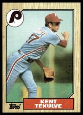 1987 Topps Kent Tekulve Philadelphia Phillies #684