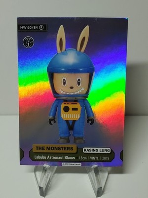  RARE HOLO! 2022 How2Work THE MONSTERS S1 ''LABUBU ASTRONAUT BLAUW'' 60/84 R v2