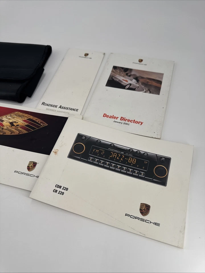 Porsche Boxster 986 1999 fabricante de equipos originales manual del propietario libro de mantenimiento conjunto de billetera Foto 2 de 4