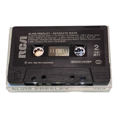 Elvis Presley Separate Ways Cassette Tape RCA Special Products CK2611 - Picture 7 of 8