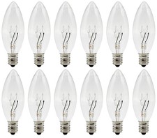 Creative Hobbies  Replacement Light Bulbs for 12 Count Pack of 1 , White
