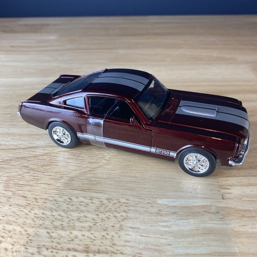 Ford Mustang GT350 1966 fundido a presión a escala 1/32 New-Ray coche tirar negro - Imagen 1 de 7