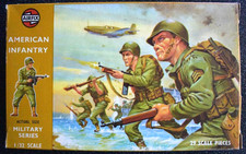 AIRFIX 51452-5 American Infantry 1:32 vintage set from 1973