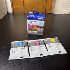 3PK Genuine Brother LC402 Cyan Magenta Yellow Ink Cartridges Brother
