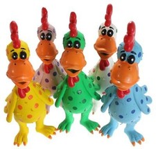 Latex Chicken Dog Toy Pack of 2 - Assorted Sizes for Playful Pets