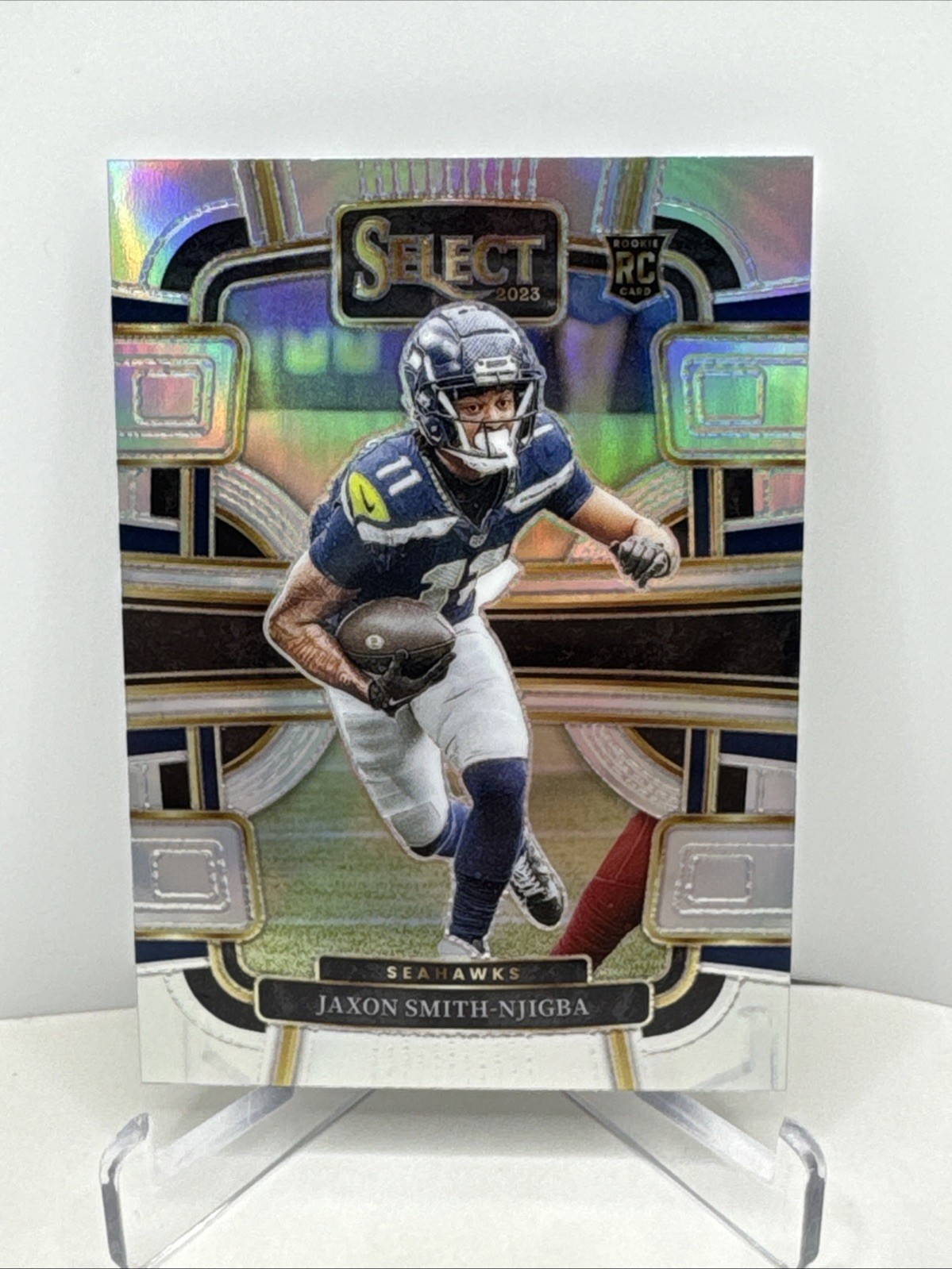 2023 Panini Select - Jaxon Smith-Njigba #87 Silver Prizm RC MINT Seahawks 🔥💎