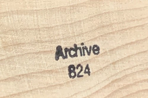 Acey Deucy Script Pear Post Collage Archive Rubber Stamp - Picture 3 of 4