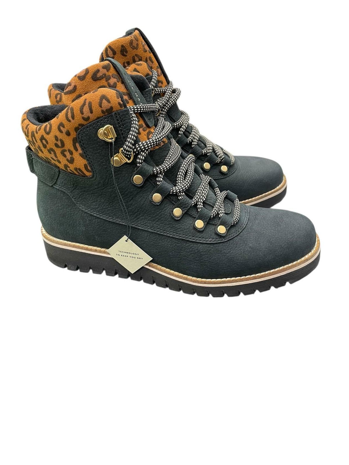 Cole Haan Women Zerogrand Explorer Hiking Boot Waterproof W24319 Black Size 55 12490₽