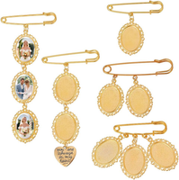 Hochzeit FotoanhäNger Set 5 StüCk Oval Personalisiert FüR Brautstrauß & Erinneru