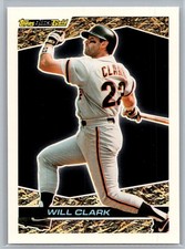 #2 Will Clark 1993 Topps Black Gold San Francisco Giants