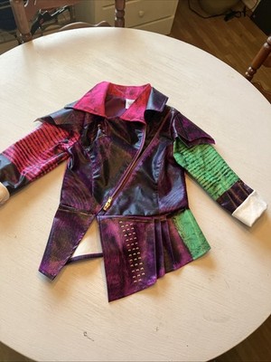 Disney Store Pasadena  DESCENDANTS GIRLS JACKET, Zip Front Sz 7/8