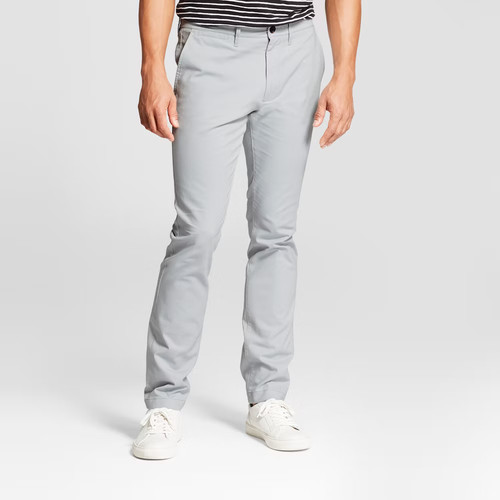 Goodfellow & Co Men's Mid Rise Slim Leg Slim Straight Chino Pants - Picture 2 of 15