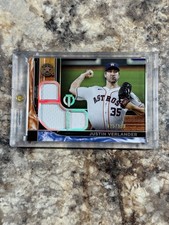 2022 Topps Tribute Tribute Triple Relics 125/199 Justin Verlander #TTR-JV