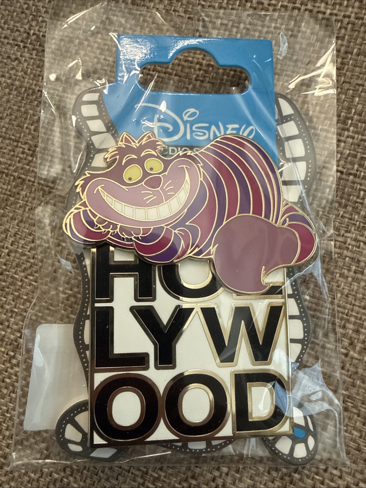Disney Cheshire Cat Hollywood Sign Pin DSF DSSH D23 Alice In Wonderland