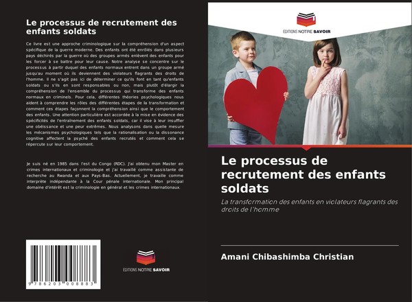 Le Processus De Recrutement Des Enfants Soldats Amani Chibashimba Christian Buch-image
