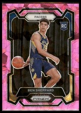 2023-24 Panini Prizm #172 Ben Sheppard Prizms Pink Ice