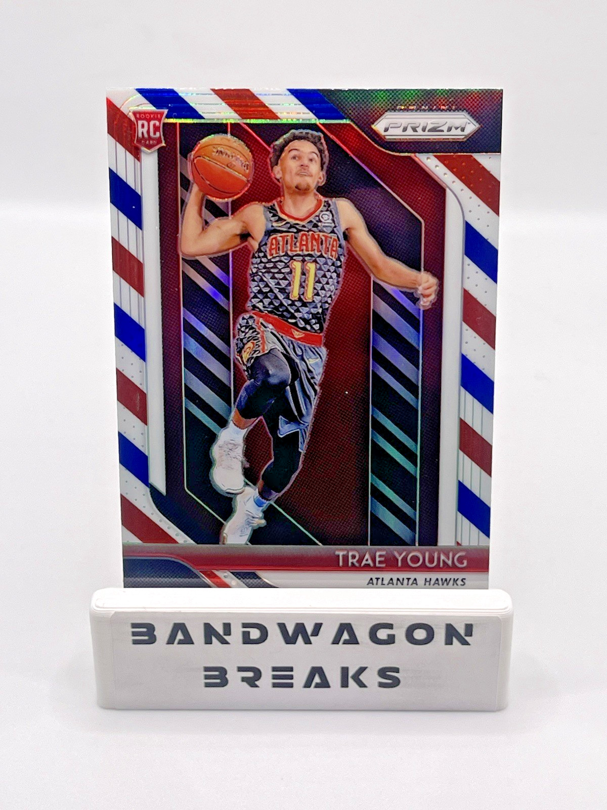 Trae Young 2018 Prizm #78 Red White Blue Price Guide - Sports Card