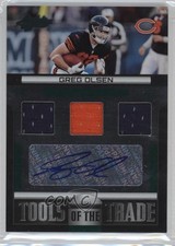 2011 Absolute Memorabilia Green Triple Signatures 8/10 Greg Olsen #18 Auto q2g