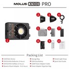 Zhiyun Molus X100 Pro Led Video Light Pocket Lights with Softbox (open box)