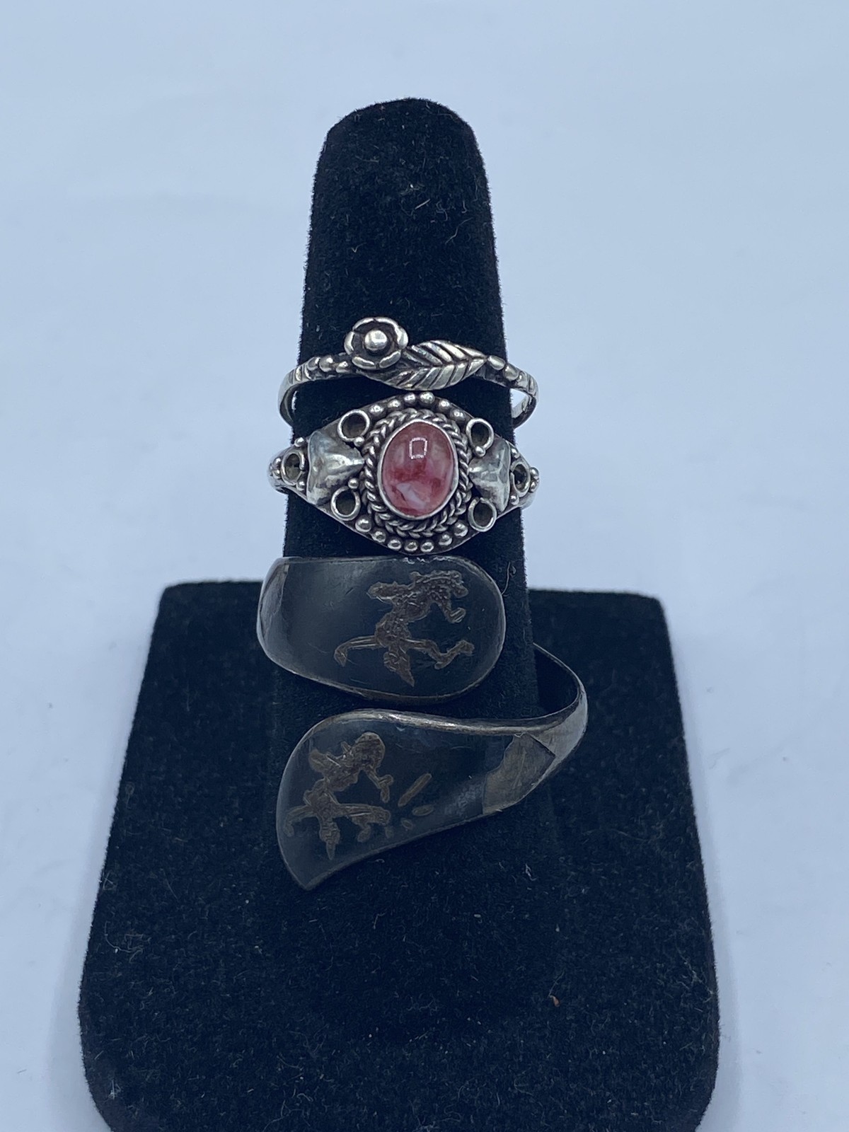 Sterling Silver Assorted Ring Bundle 3pcs 8.0g - image 1