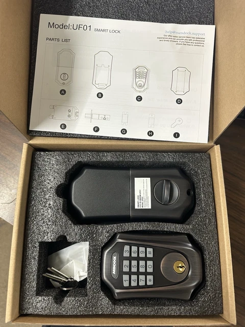 NEW Serrure intelligente de Mendock PN: UF01-VB