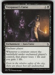 Trespasser's Curse 112/269 Common Amonkhet Magic: The Gathering