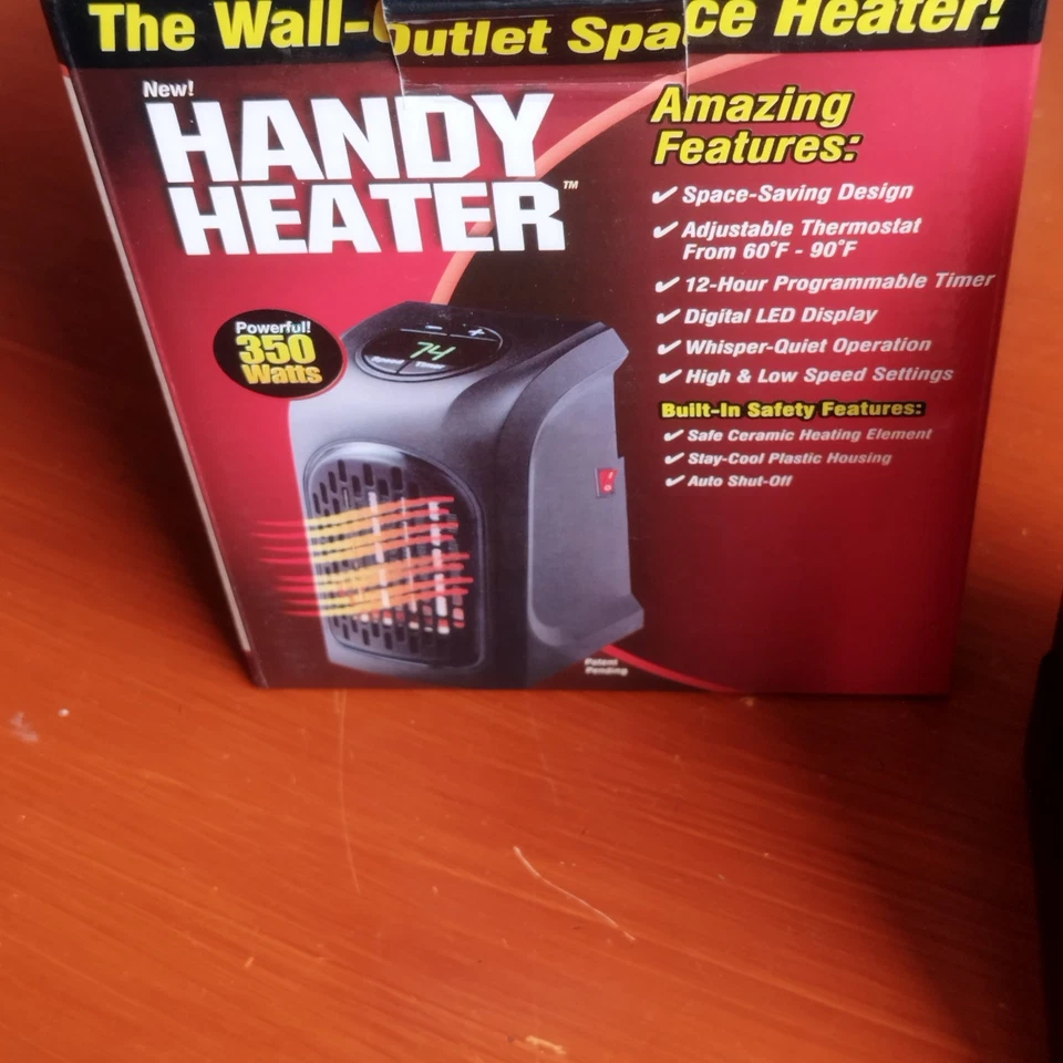 HANDY HEATER mini stufa elettrica - Imagen 3 de 4
