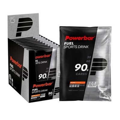 POWERBAR Kohlenhydratgetränk Fuel 90 Orange High Carb Sports Drink 10 x 94 g