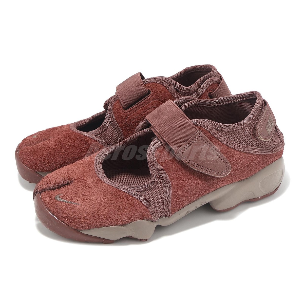 Nike Wmns Air RIFT BR Maroon Women Lifestyle Casual Strap Shoes