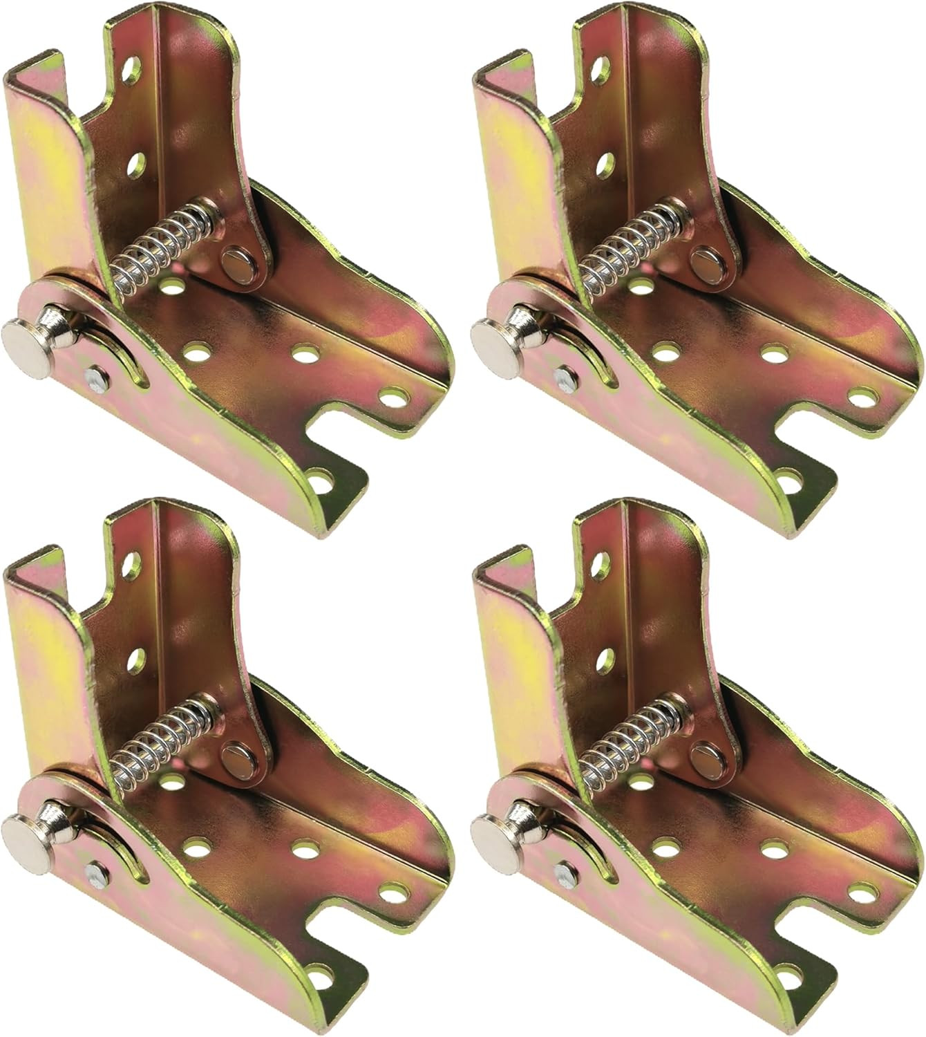 4 PCS 90 Degree Self Locking Foldable Hinges,Folding Table Legs,Support Brackets