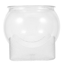 Clear Plant Container Decorative Fish Tank Transparent Bowl Desktop